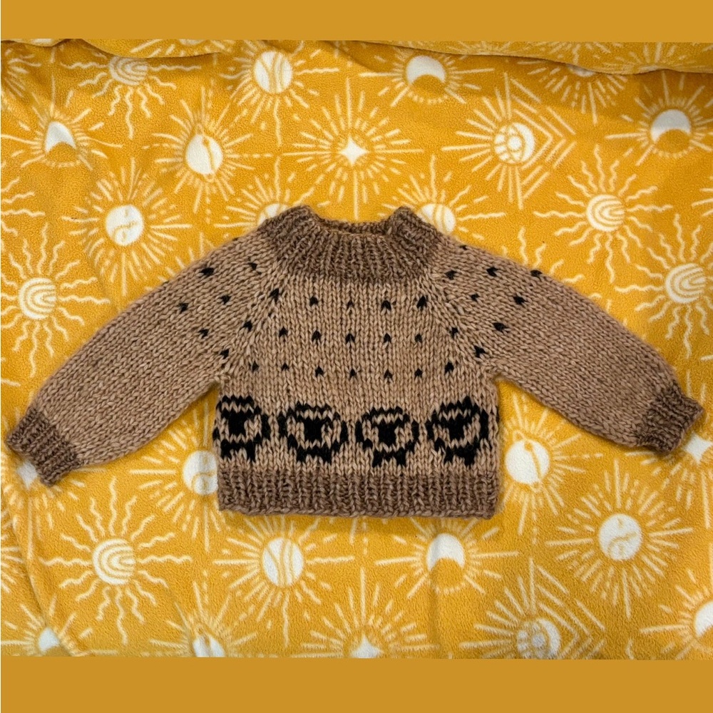 Cozy Sheep Baby Sweater
